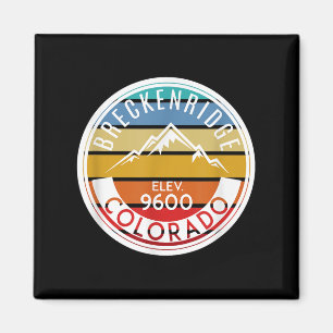 Vintage 70s, 80s Breckenridge Colorado Rocky Mount Magnet