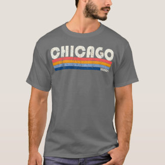 Vintage 70S 80S Style Chicago Il funny T Shirt