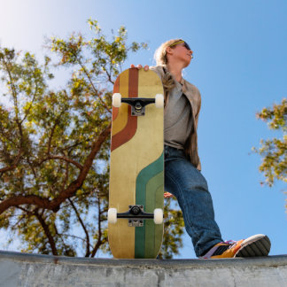 Vintage 70s designad skateboard