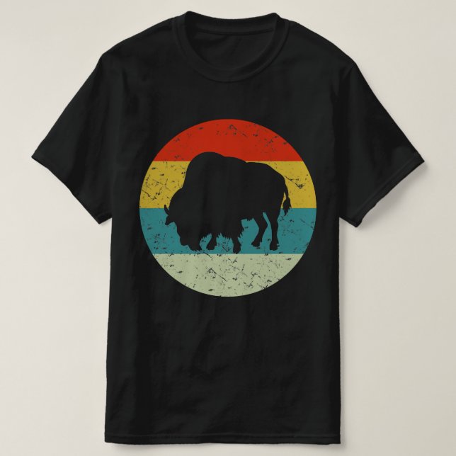 vintage 70s presentsilhuett t shirt (Design framsida)