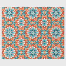 Vintage 70s Retro Hippie Stil Flower Power Boho Presentpapper