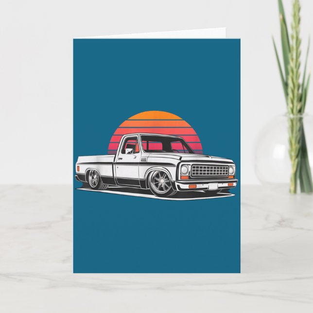 Vintage 73 87 Mini C10 Illustration Kort (Framsida)