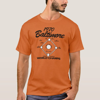 Vintage 80-tal 1970 Baltimore World Champs T Shirt