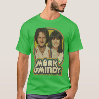 VINTAGE 80-TALET Mork And Mindy vintage T Shirt