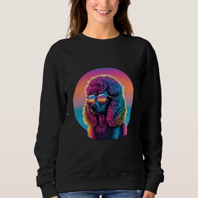 Vintage 80s Aesthetic with Poodle 1 T Shirt (Framsida)