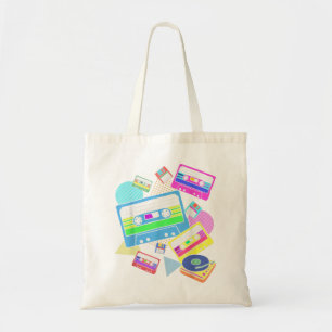 Vintage 80s Music Temaparty Disco Gift 80 Tygkasse