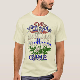 Vintage 80s Our National Game 1887 T Shirt
