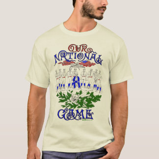 Vintage 80s Our National Game 1887 T Shirt