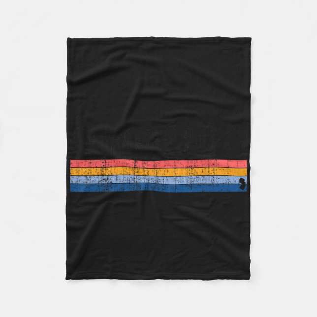 Vintage 80s Style Emerson Nj  Fleecefilt (Framsidan)