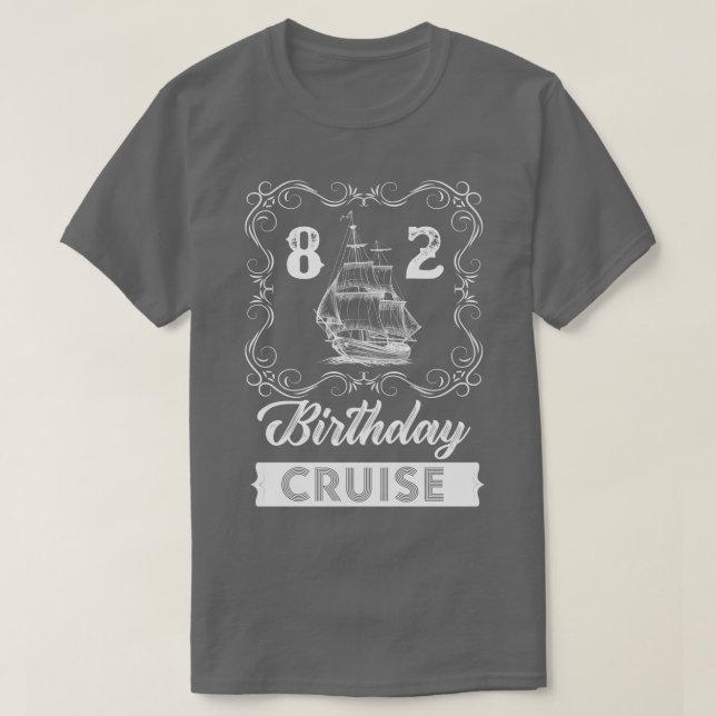 Vintage 82:e födelsedagsraket t shirt (Design framsida)
