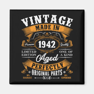 Vintage 85-årspresenter män kvinnor rolig 1942 magnet