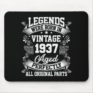 Vintage 90 Födelsedagspresenter Män Kvinnor 90år 1 Musmatta