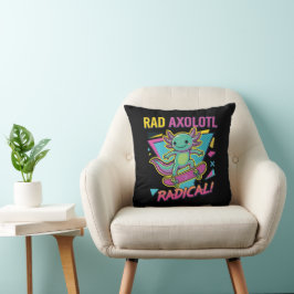 Vintage 90-tal stil Axolotl Skateboard Rad neon Kudde