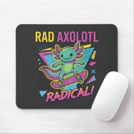 Vintage 90-tal stil Axolotl Skateboard Rad neon Musmatta