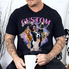 Vintage 90-talets Bootleg Idea Här presenterar du T Shirt