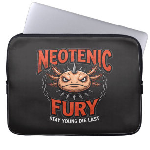 Vintage 90-tals Heavy Metal Axolotl Band Turné Par Laptop Fodral