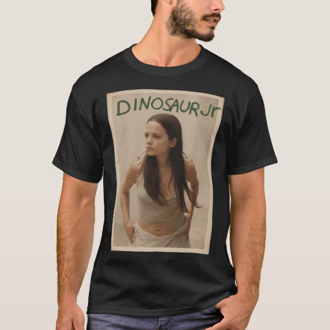 Vintage 99 Dinosaur Jr Grön Mindour T Shirt (Framsida)