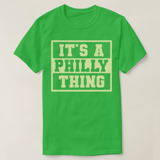 Vintage A Philly Sak T Shirt (Design framsida)