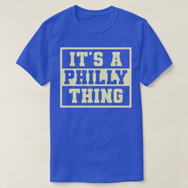 Vintage A Philly Sak T Shirt (Design framsida)
