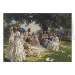 Vintage - A Victorian Picnic Hälsningskort