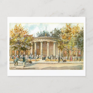 Vintage Aachen Tyskland Elisenbrunnen Vykort