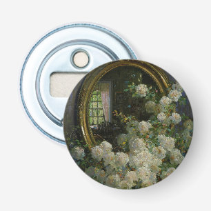 Vintage Abbott Fuller Graves Flowers och Spegel Flasköppnare