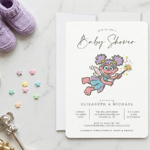 Vintage Abby Cadabby Bebis Shower Inbjudan