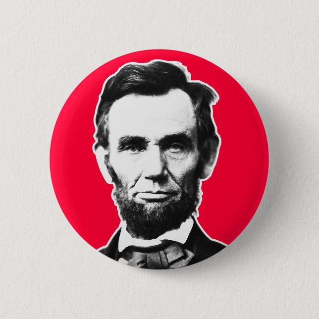 Vintage Abe Lincoln Knapp (Framsida)