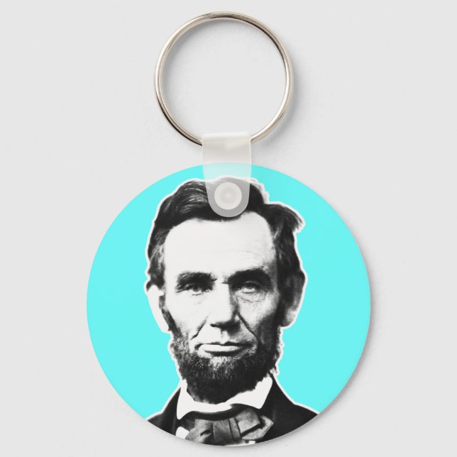 Vintage Abe Lincoln Nyckelring (Framsida)