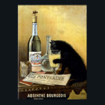 Vintage Absinthe Bourgeois Annons Poster<br><div class="desc">Vintage Label Art är pappra etiketter som har använts sedan 180-talet i tidigt. De introducerades i Amerika av europeiska konstnärer, och detta tryckeri blev känt som litografi. Detta processaa blev känt som litografi. Detta var en av de första formerna av kommersiell konst. Den här bilden är av vintagen Absinthe-reklam. En...</div>