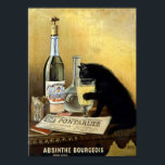 Vintage Absinthe Bourgeois Annons Poster<br><div class="desc">Vintage Label Art är pappra etiketter som har använts sedan 180-talet i tidigt. De introducerades i Amerika av europeiska konstnärer, och detta tryckeri blev känt som litografi. Detta processaa blev känt som litografi. Detta var en av de första formerna av kommersiell konst. Den här bilden är av vintagen Absinthe-reklam. En...</div>