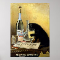 Vintage Absinthe Bourgeois Annons