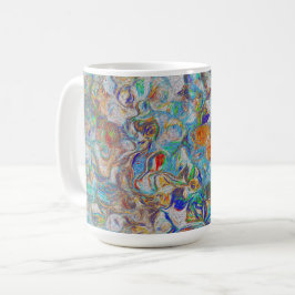 Vintage Abstract Dream –Sepia Fantasy Nature Kaffemugg