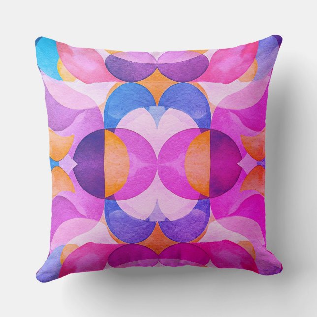 Vintage Abstract Pattern Kudde (Baksida)
