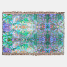 Vintage Abstrakt Fantasy Mönster Elegant Soft Filt