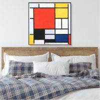 Vintage abstrakt komposition av Piet Mondrian
