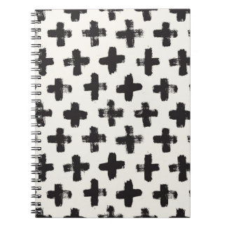 Vintage Abstrakt Penseldrag Bakgrund Anteckningsbok