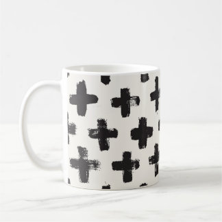 Vintage Abstrakt Penseldrag Bakgrund Kaffemugg