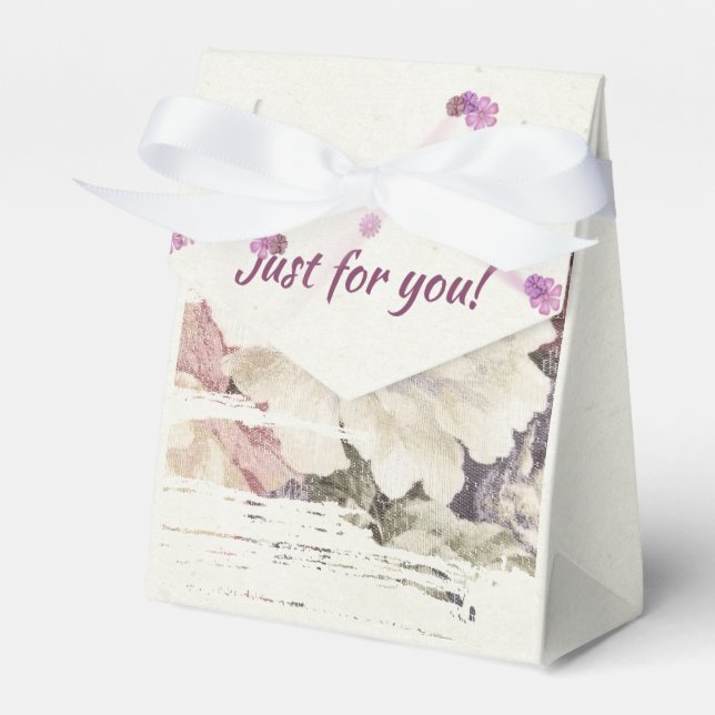 vintage abstrakt ro-tapearkiv presentaskar (Framsidan Sidan)