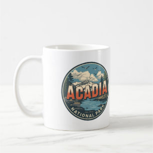 Vintage Acadia National park utomhuspresenter från Kaffemugg