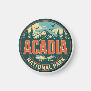 Vintage Acadia National park utomhuspresenter från Magnet