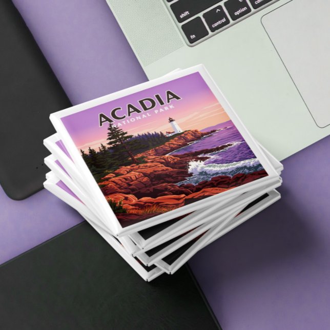 Vintage Acadia nationalpark Magnet (Skapare uppladdad)