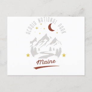 Vintage Acadia nationalpark Maine Vykort