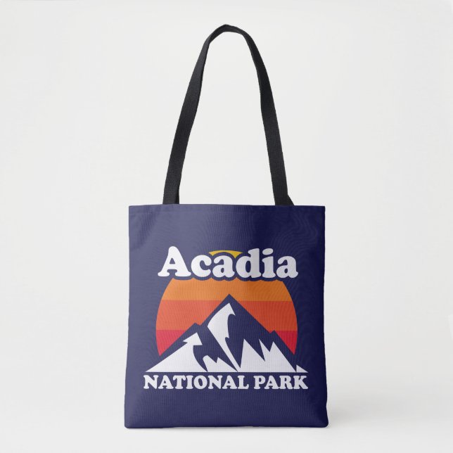 Vintage Acadia nationalpark Tygkasse (Framsida)