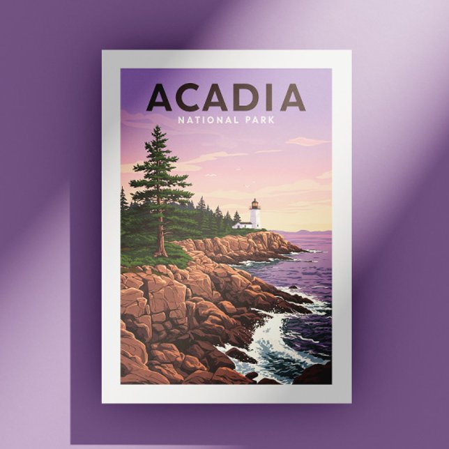 Vintage Acadia nationalpark Vykort (Skapare uppladdad)