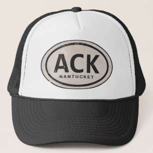 Vintage ACK Nantucket Massachusetts MORSA Beach Mä Keps