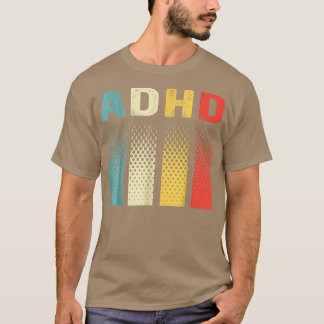 Vintage ADHD Autism Mental Health Awareness  T Shirt