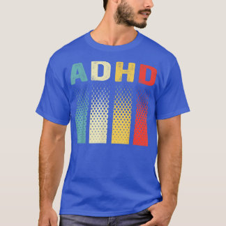 Vintage ADHD Autism Mental Health Awareness T Shirt