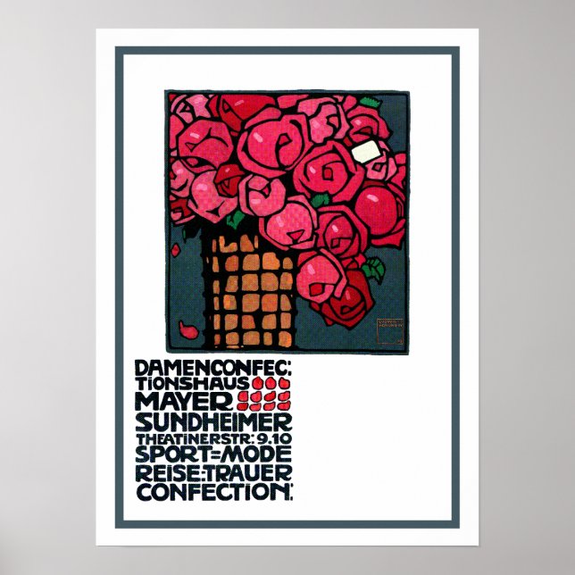 Vintage Advertising Poster: Ro-Ludwig Hohlwein Poster (Framsidan)