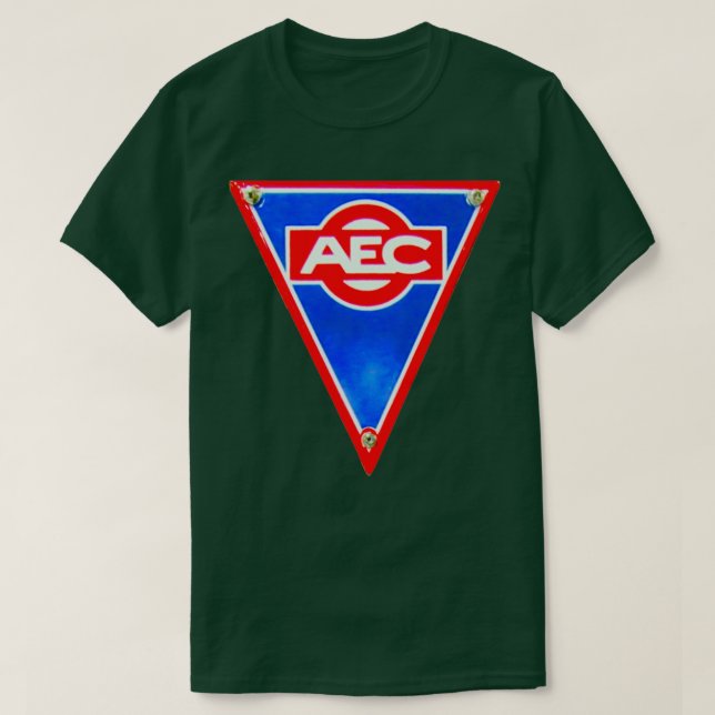 Vintage AEC fordon grille badge T Shirt (Design framsida)